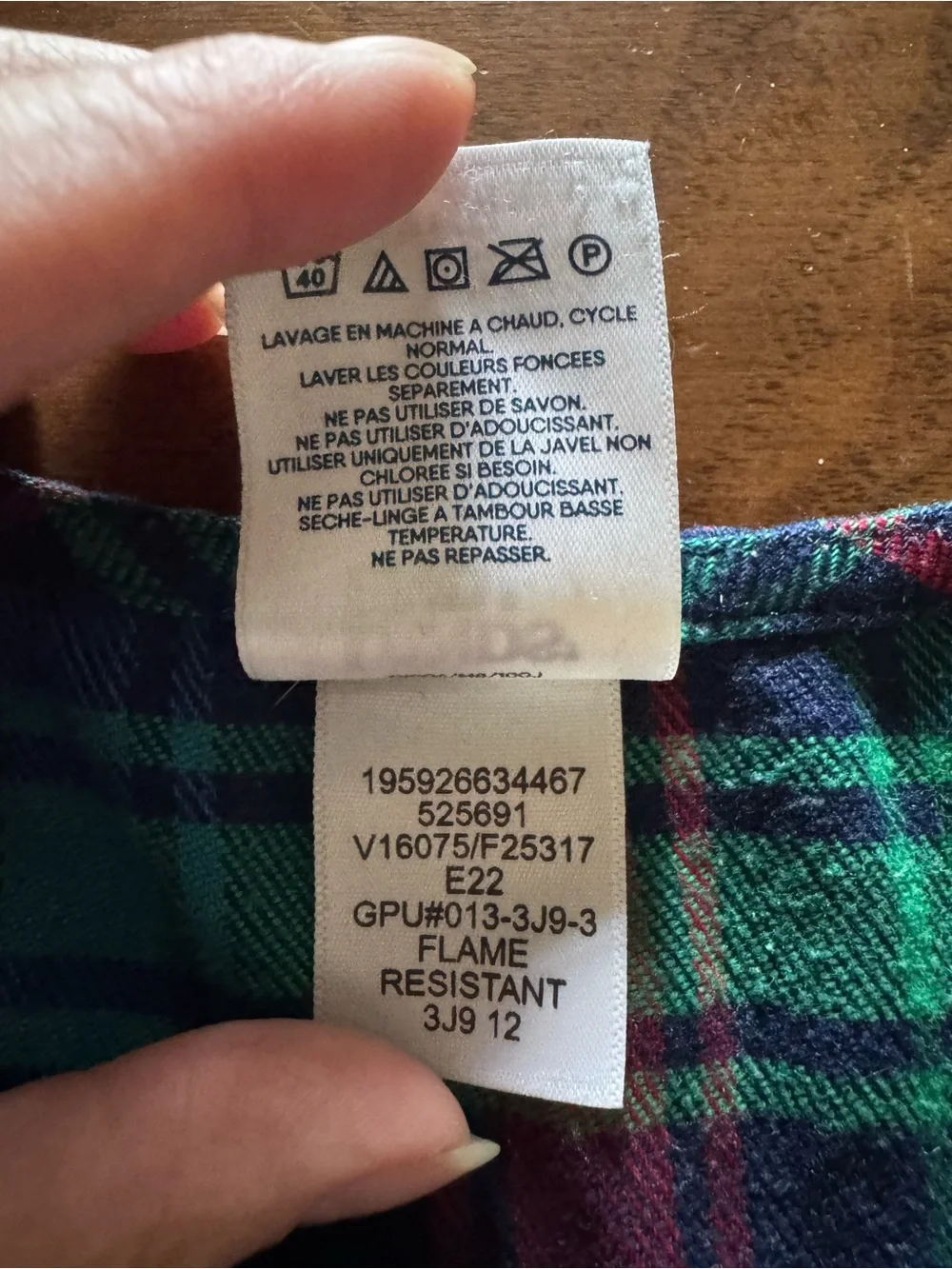Lands’ End Red & Blue Plaid Nightgown - Kids Pajamas
